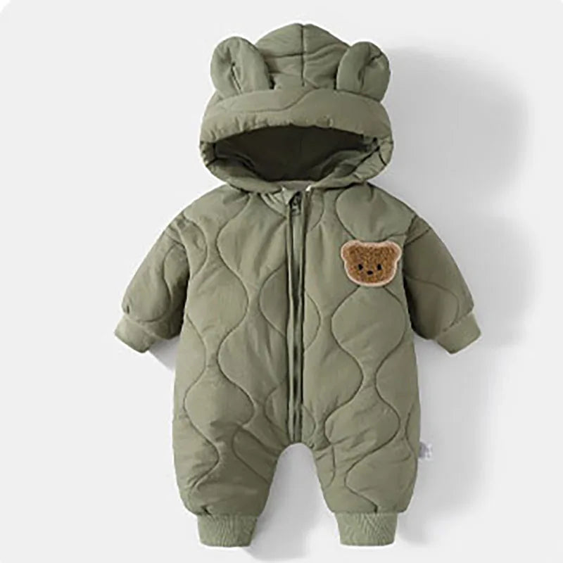  Fur Lining Warm Toddler Romper Girls & Boys