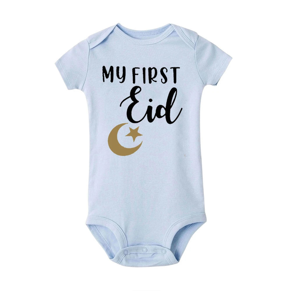 My First Eid Ramadan Baby Romper Jumpsuit