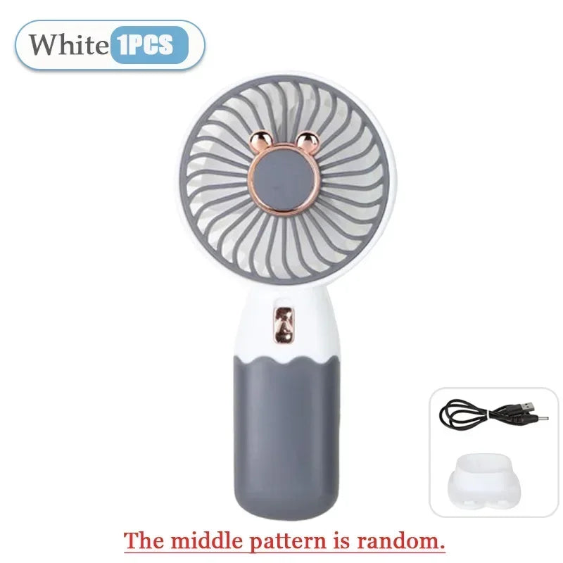 Handheld Fan Mini Portable Rechargeable USB Fan