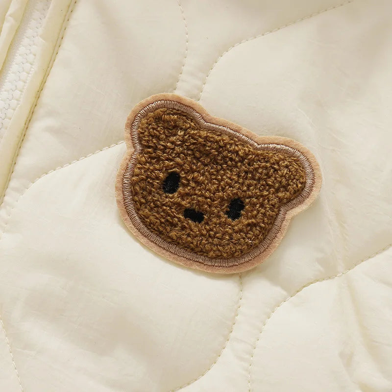  Fur Lining Warm Toddler Romper Girls & Boys