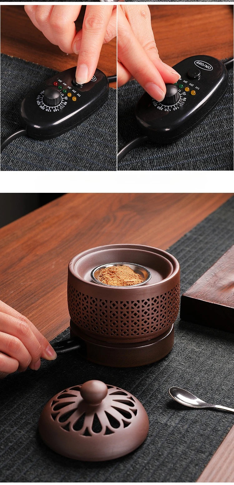 Enamel Electronic Aromatherapy Oven Incense