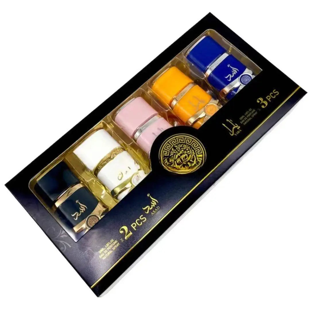 Unisex Arabian Perfume Oil Gift Set | Oud Amber Musk.