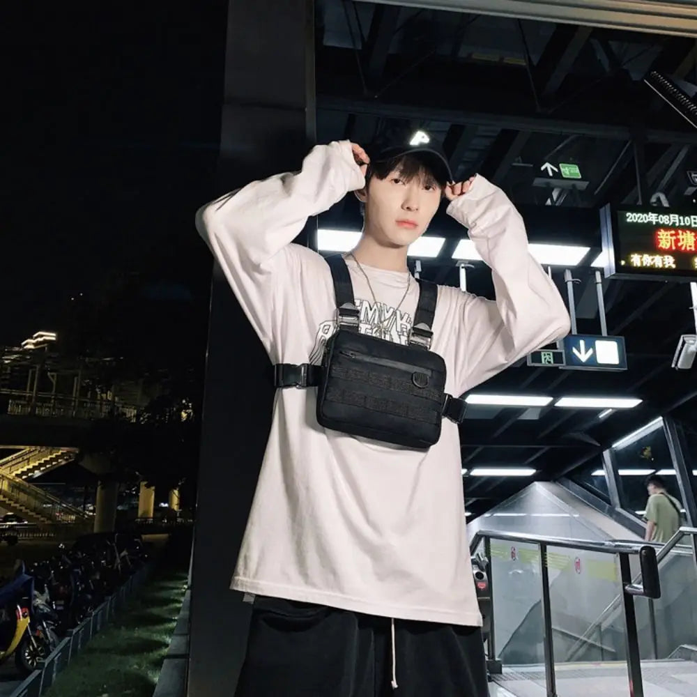 Secured Water Resistant Front Chest bag Pack