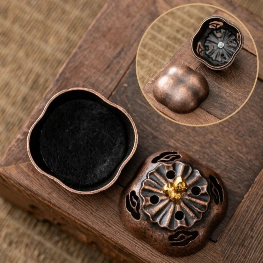 Lotus Lamp Incense Stick Burner Sandalwood