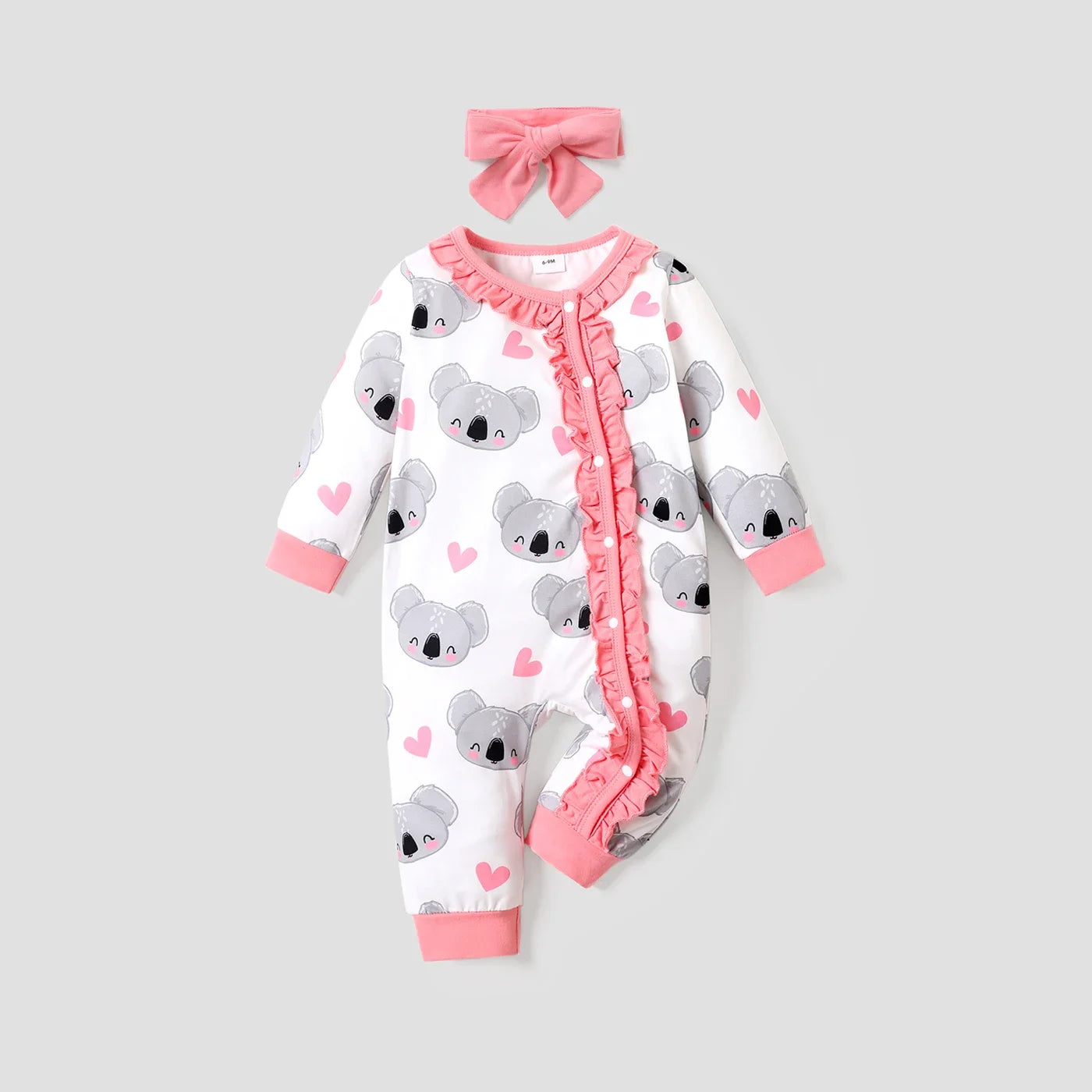 Snap-up Baby Jumpsuit Soft and Comfortable