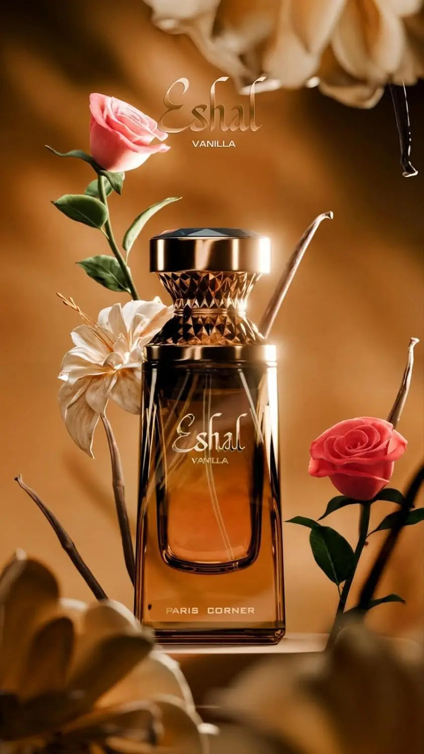 Paris Corner Eshal Vanilla EDP 3.4 Fl Oz Perfume for Women.