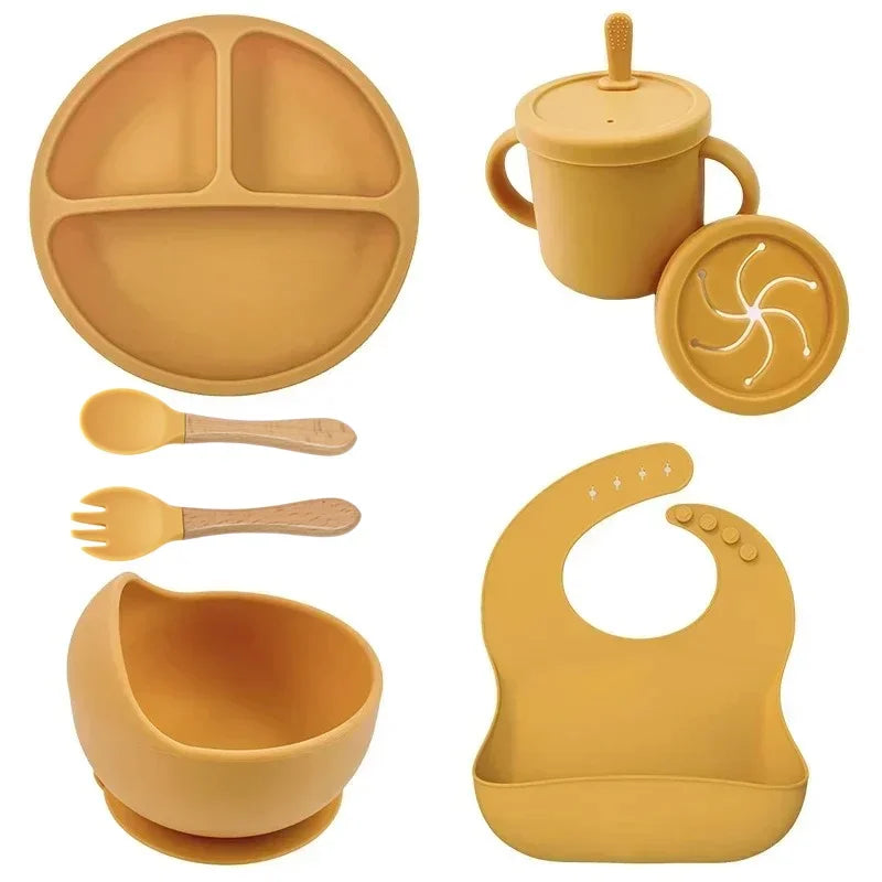 Food Grade Silicone Baby  Bowl Set
