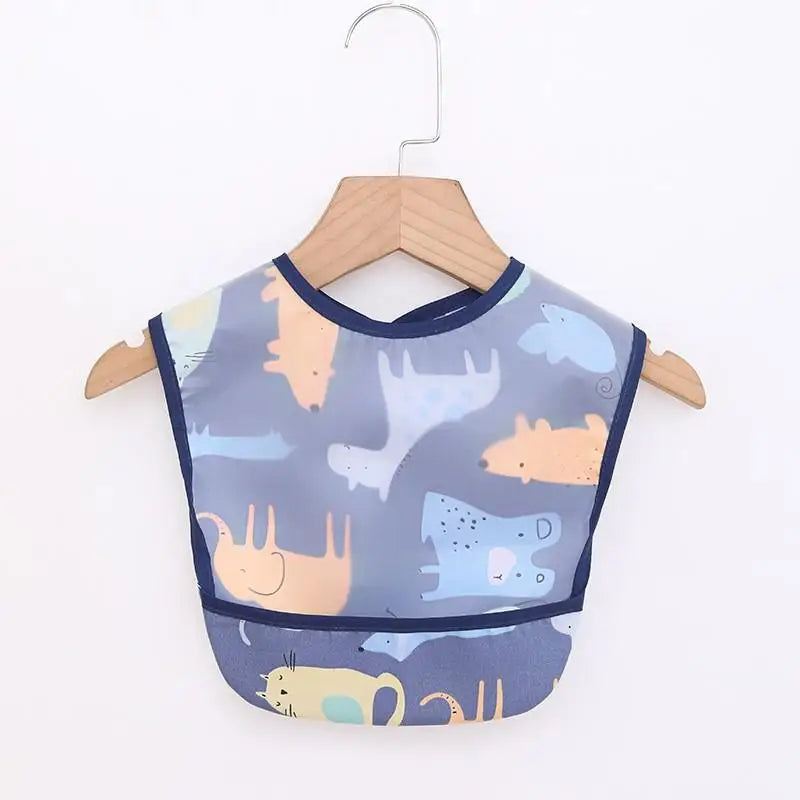 Baby & Toddler Waterproof Feeding Bib Apron  (long sleeves)