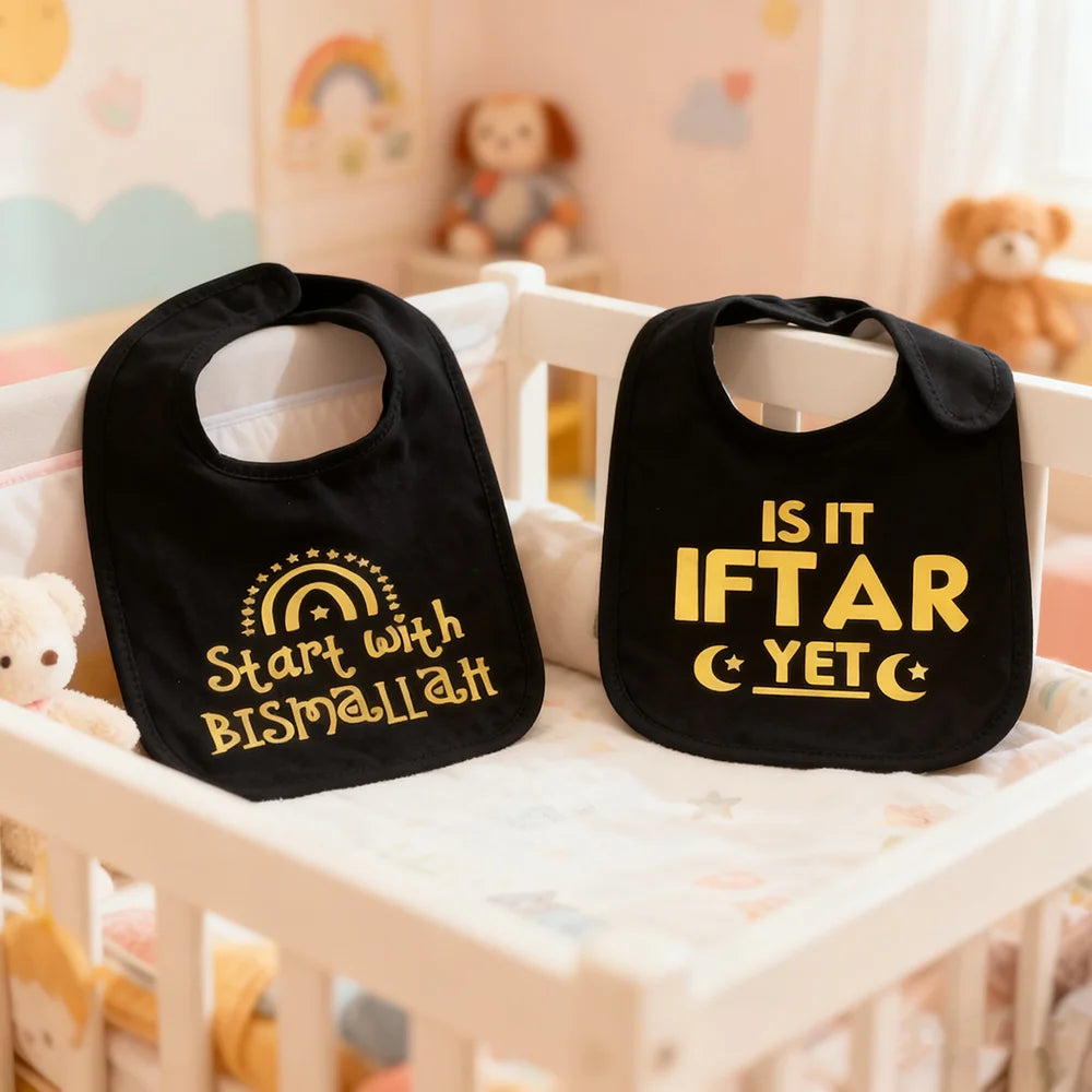 Start with Bismillah Baby Bib (Gift)