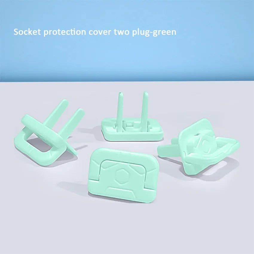 Two-pin Socket Holes Baby Anti-electric Shock Protection Cover