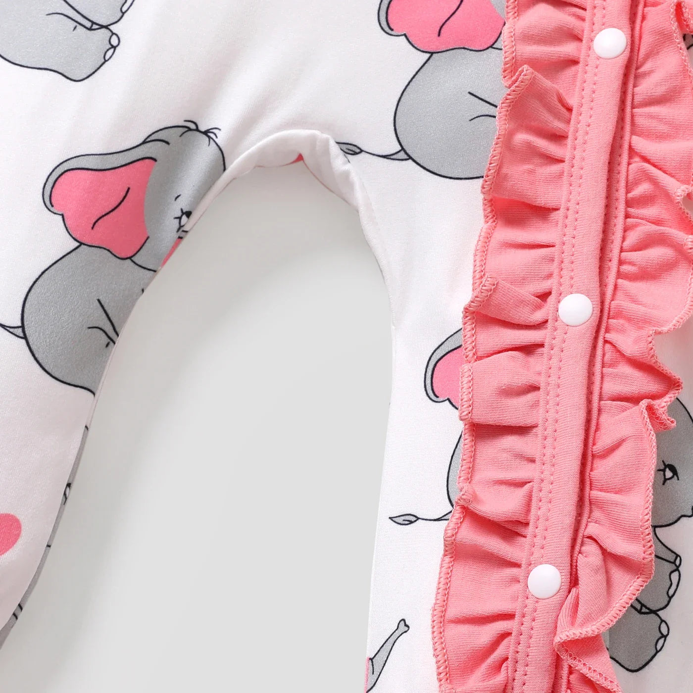 Snap-up Baby Jumpsuit Soft and Comfortable