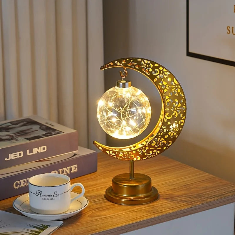 Islamic LED Star Moon Lamp - Gift