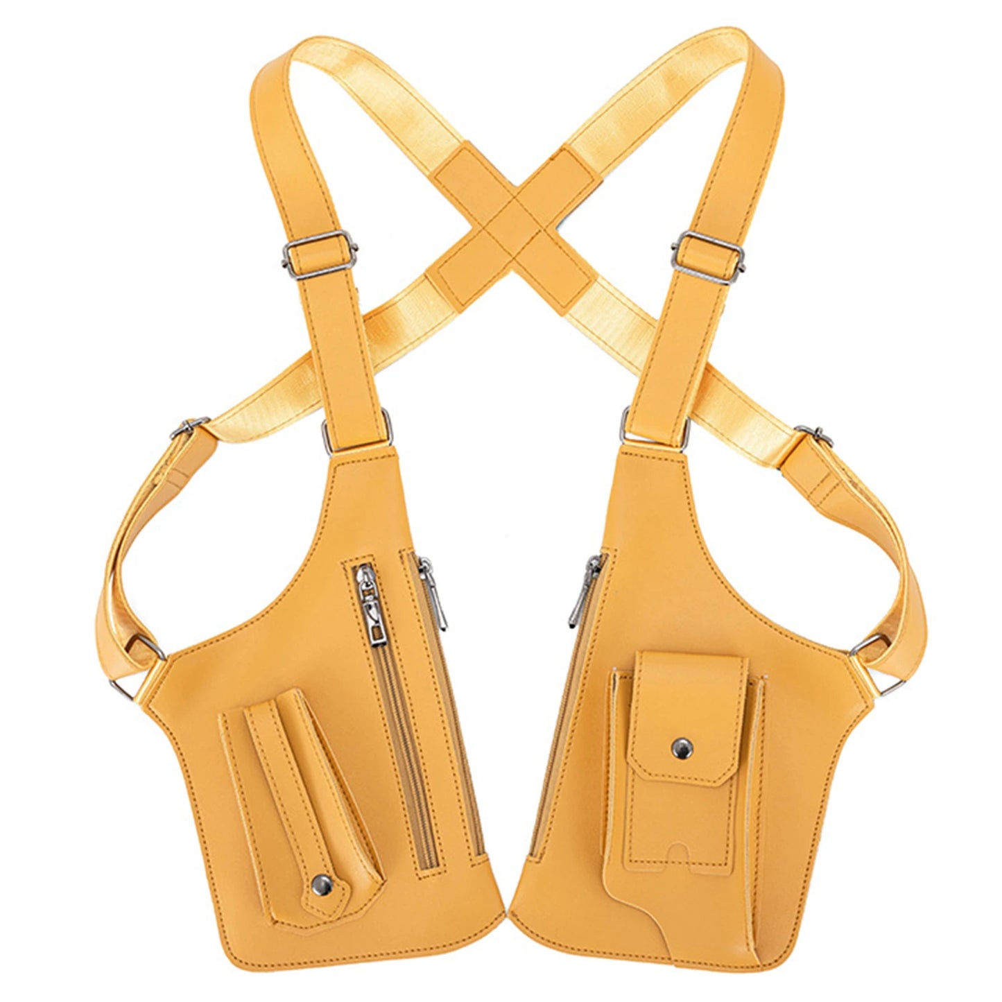 PU Leather Double Shoulder Armpit Bag Anti Pickpockets. hajj