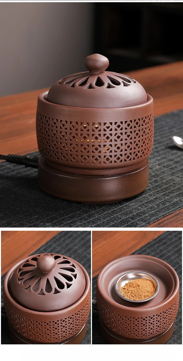 Enamel Electronic Aromatherapy Oven Incense