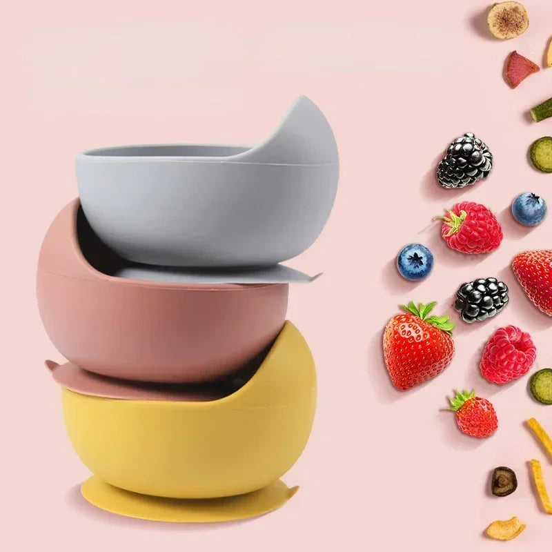 Food Grade Silicone Baby  Bowl Set