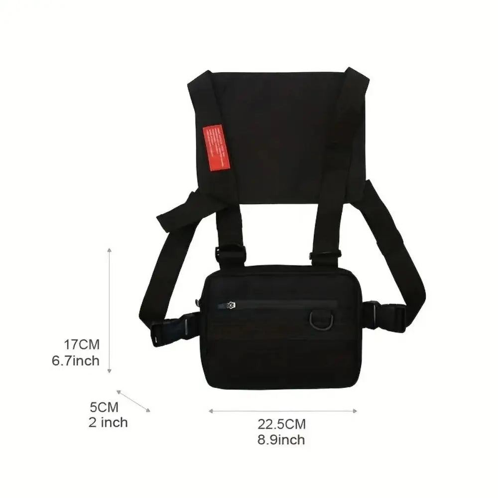 Secured Water Resistant Front Chest bag Pack