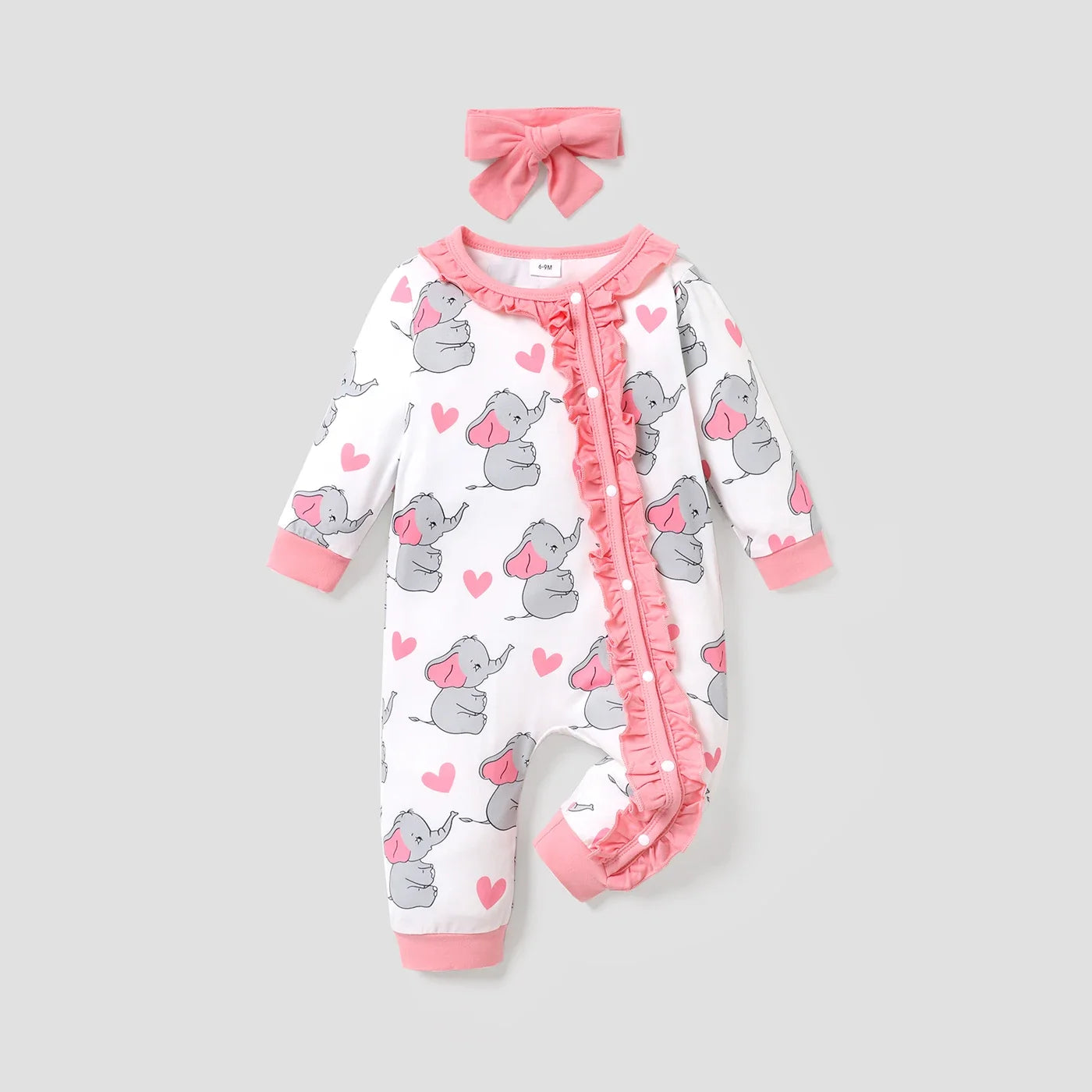 Snap-up Baby Jumpsuit Soft and Comfortable
