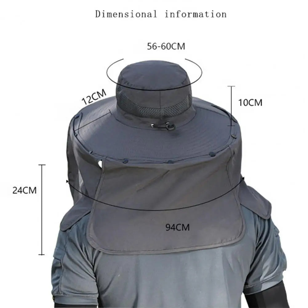 Hat With Dual Powered Solar Fan