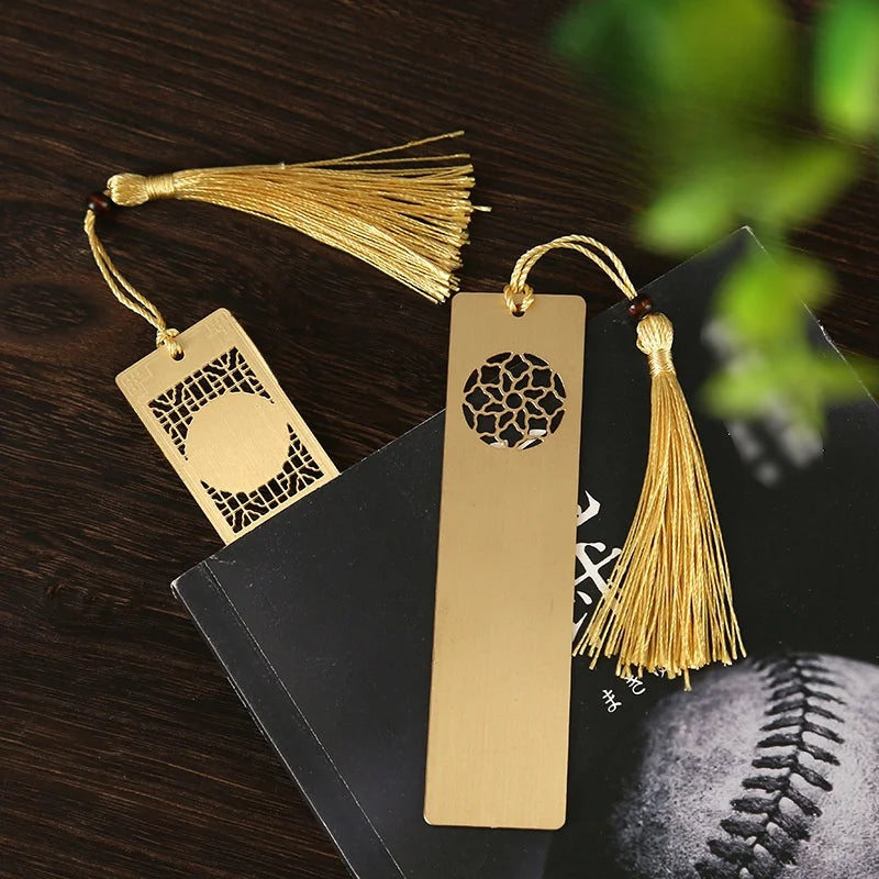 Metal Brass Engraved Classical Gifts Tassel Design
