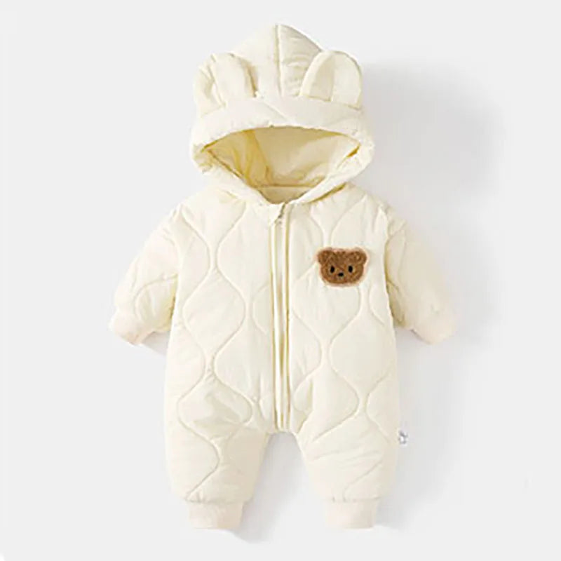  Fur Lining Warm Toddler Romper Girls & Boys