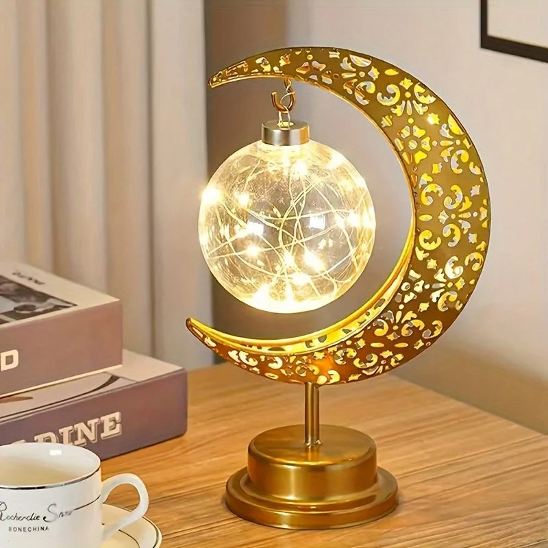 Islamic LED Star Moon Lamp - Gift