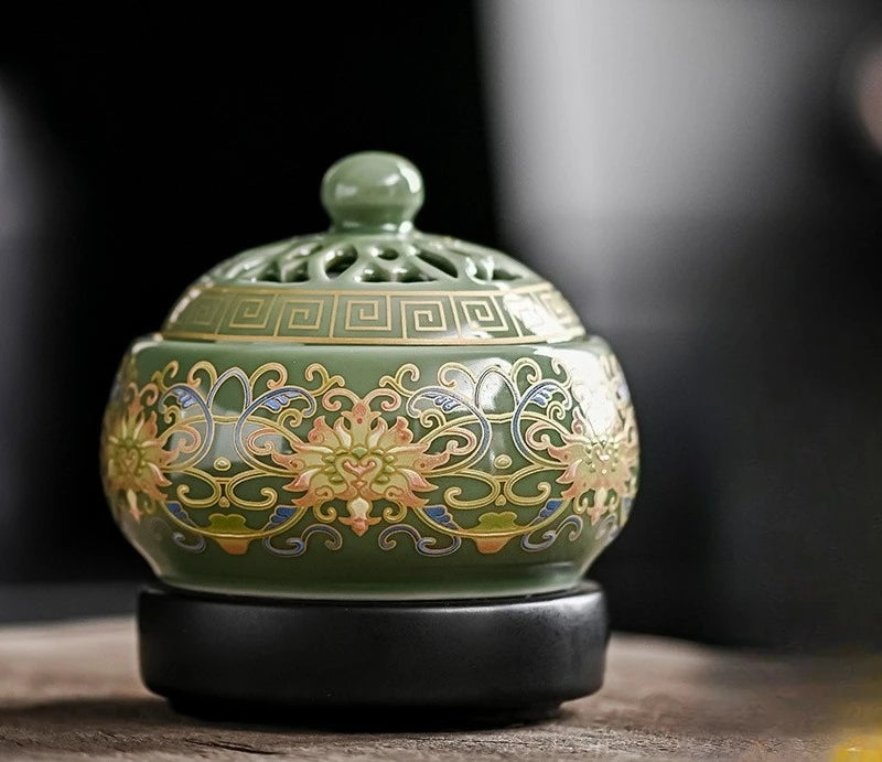 Enamel Electronic Aromatherapy Oven Incense