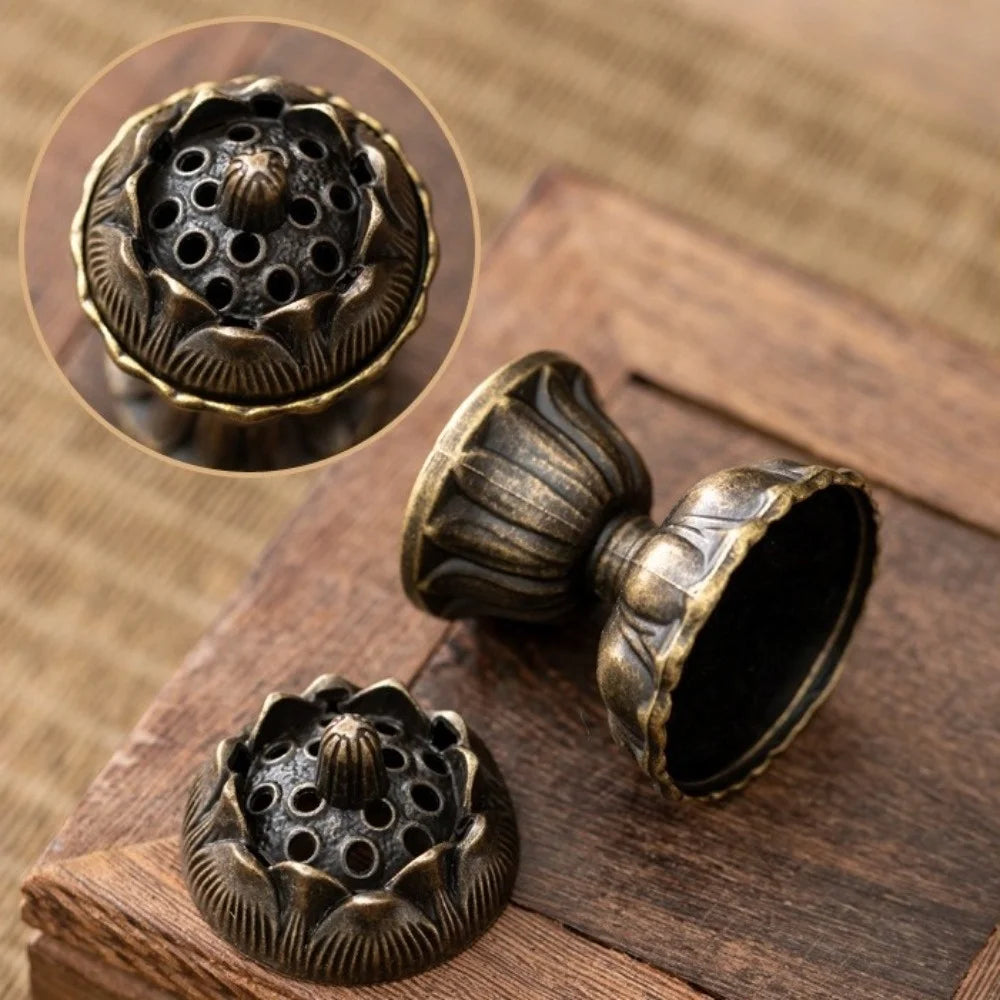 Lotus Lamp Incense Stick Burner Sandalwood