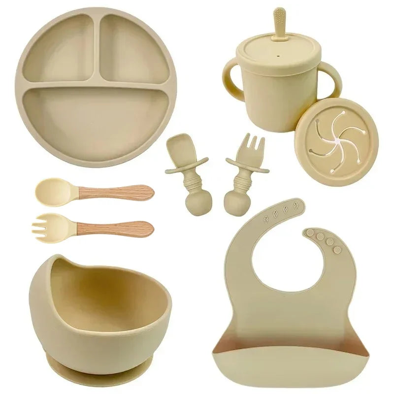 Food Grade Silicone Baby  Bowl Set