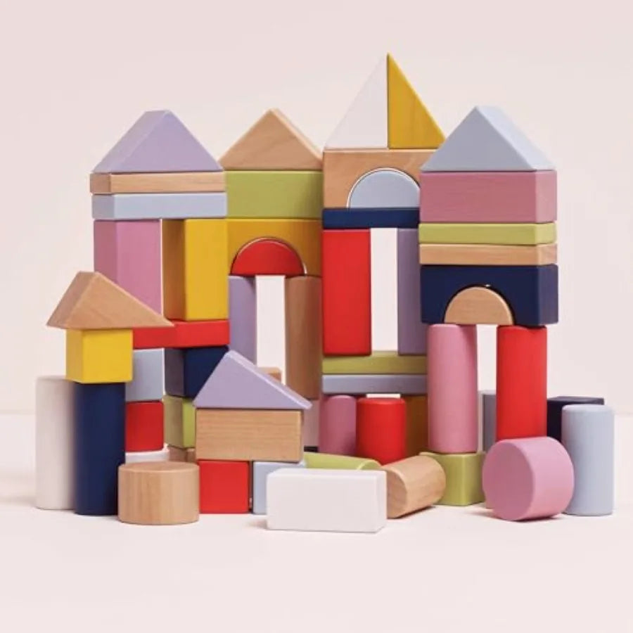 Development building stackable quality woodToy - Suitable for 12 Months +