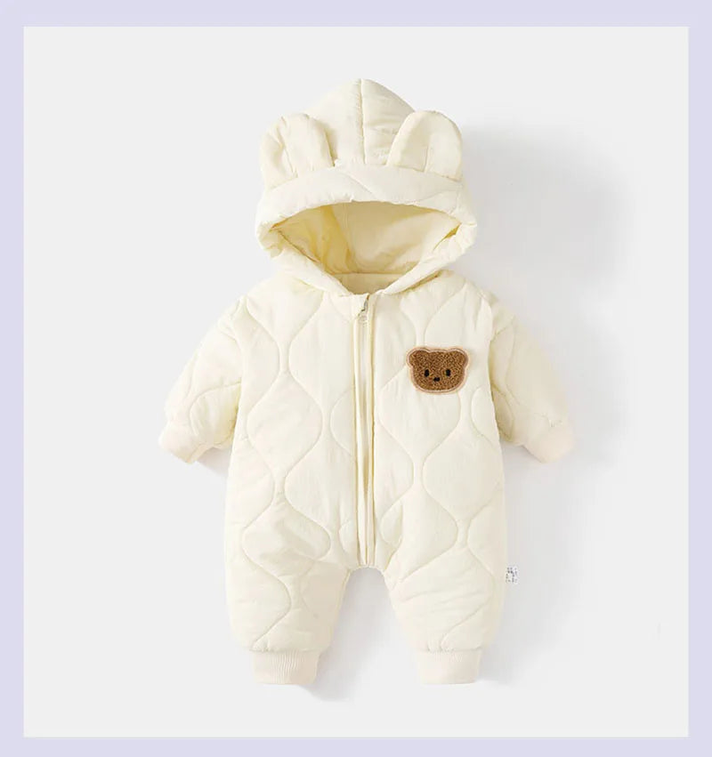  Fur Lining Warm Toddler Romper Girls & Boys
