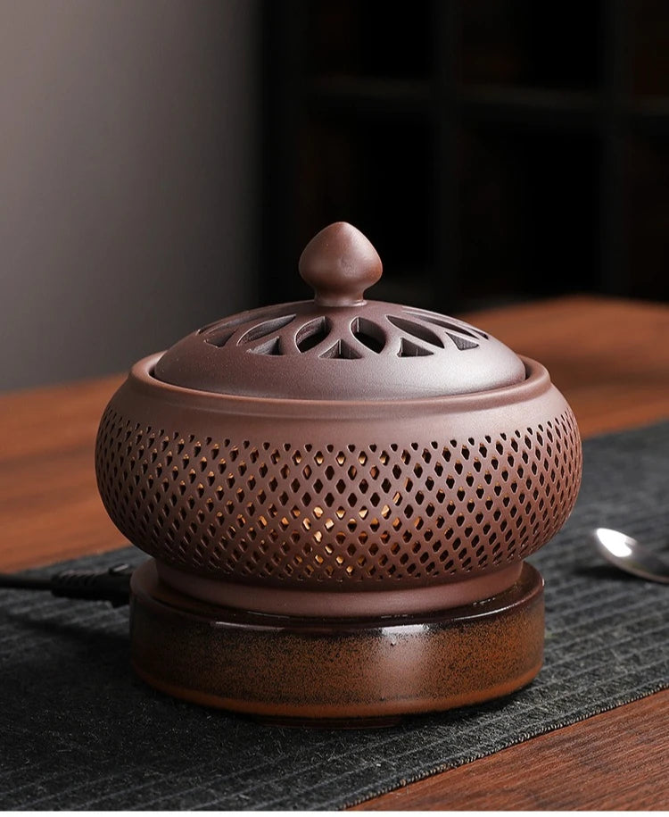 Enamel Electronic Aromatherapy Oven Incense