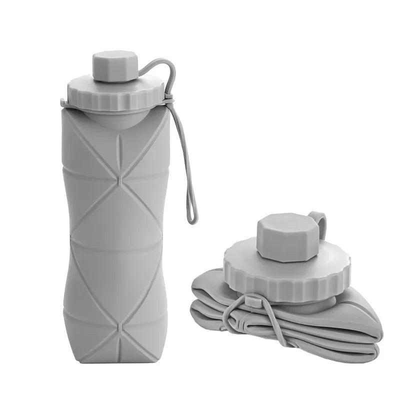 600ml Silicone Folding Bottle Adult Portable Reusable. Hajj