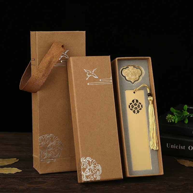 Metal Brass Engraved Classical Gifts Tassel Design