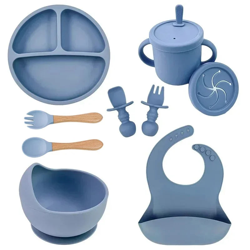 Food Grade Silicone Baby  Bowl Set