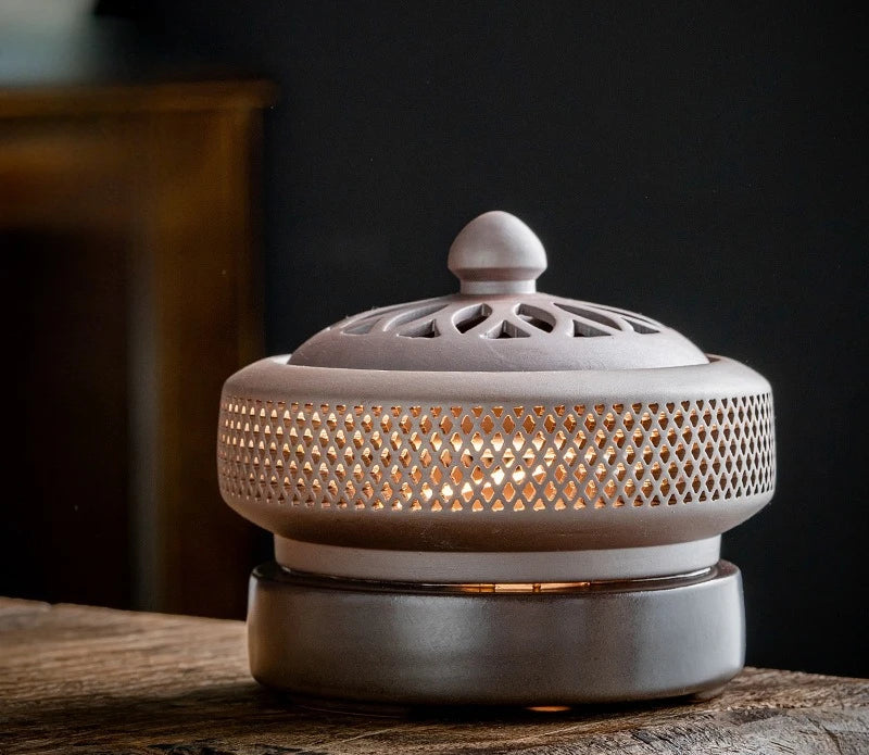 Enamel Electronic Aromatherapy Oven Incense