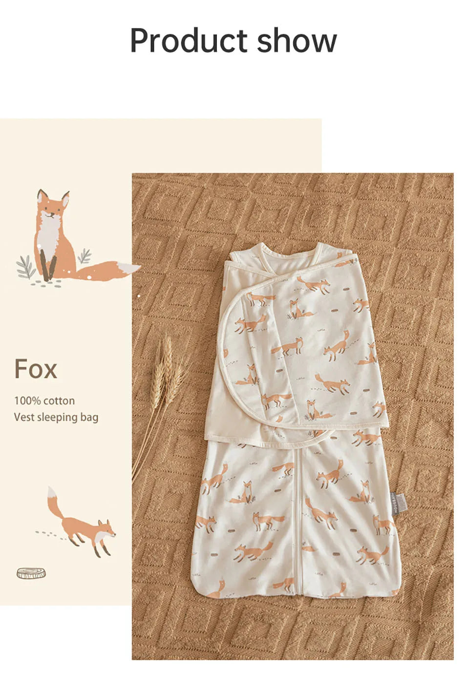 0-6Months Sleeping swaddle For Babies