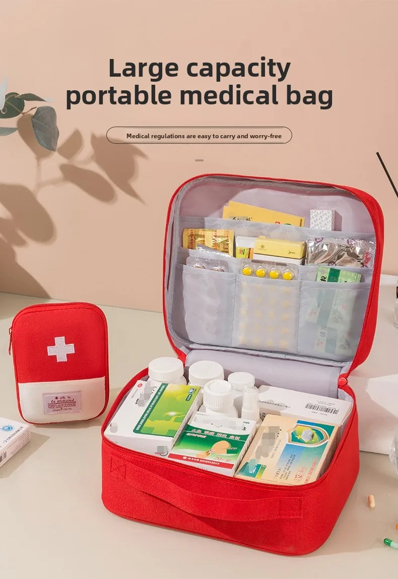 Portable First Aid Kit Essential for Business Trips (EMPTY!)