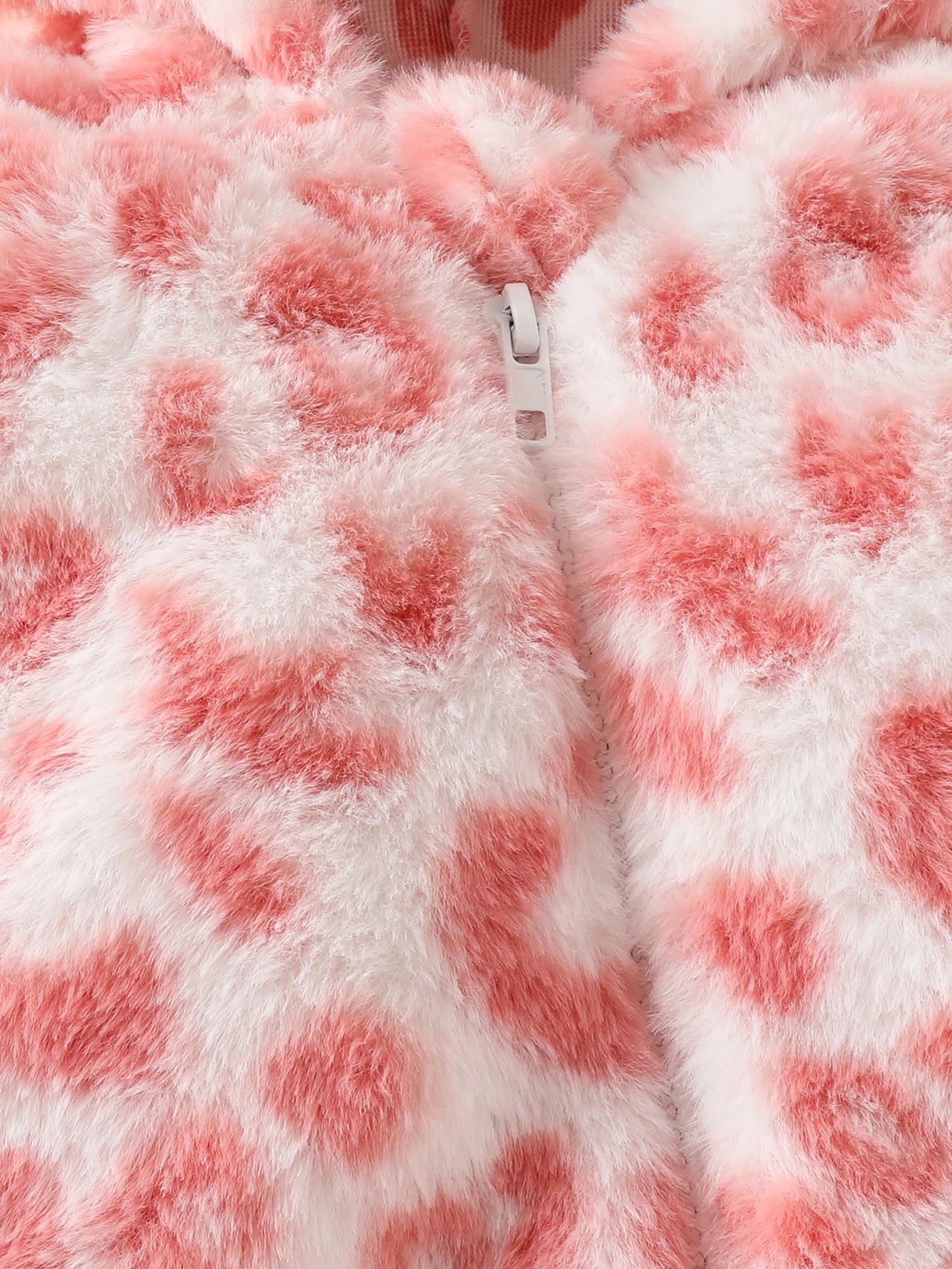 Cute Casual Light Pink Plush  Jumpsuit