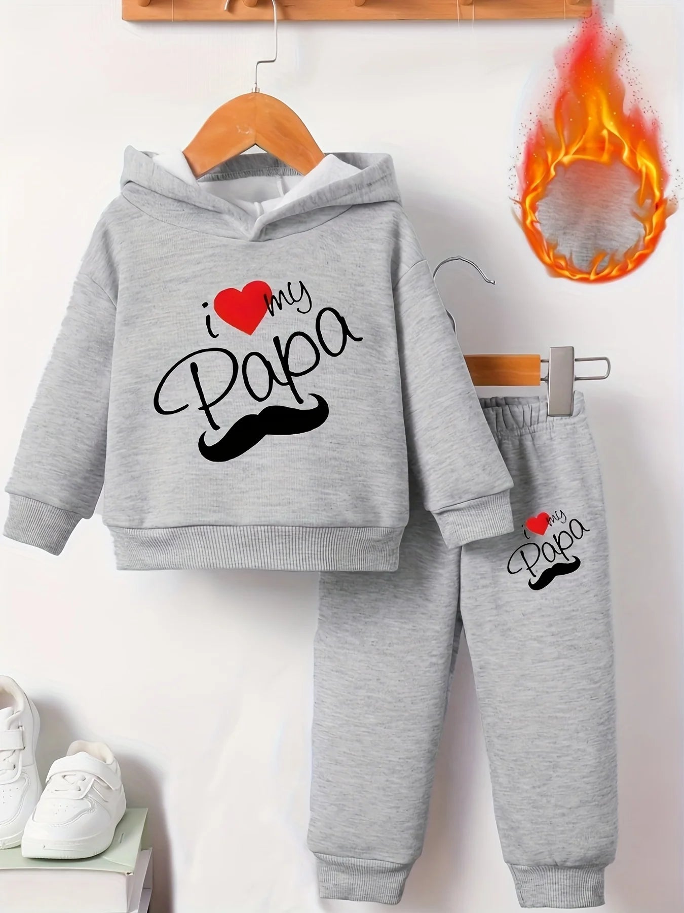 Baby Boy Long Sleeve Fleece Hoodie
