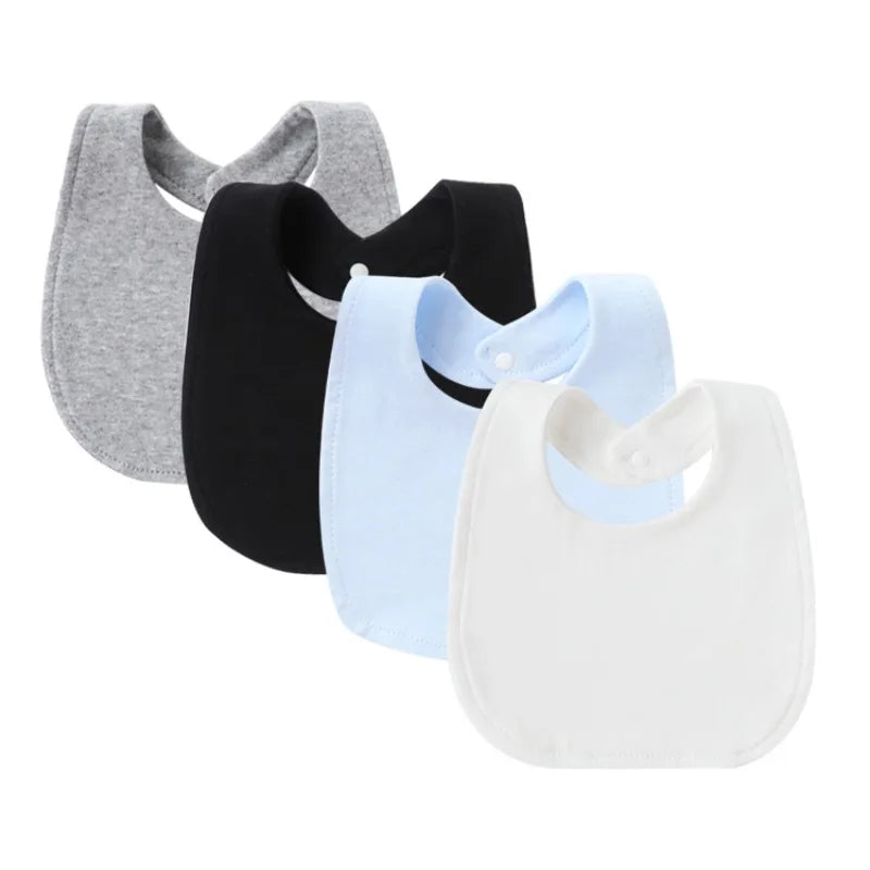 4Pcs Cartoon Baby Bib
