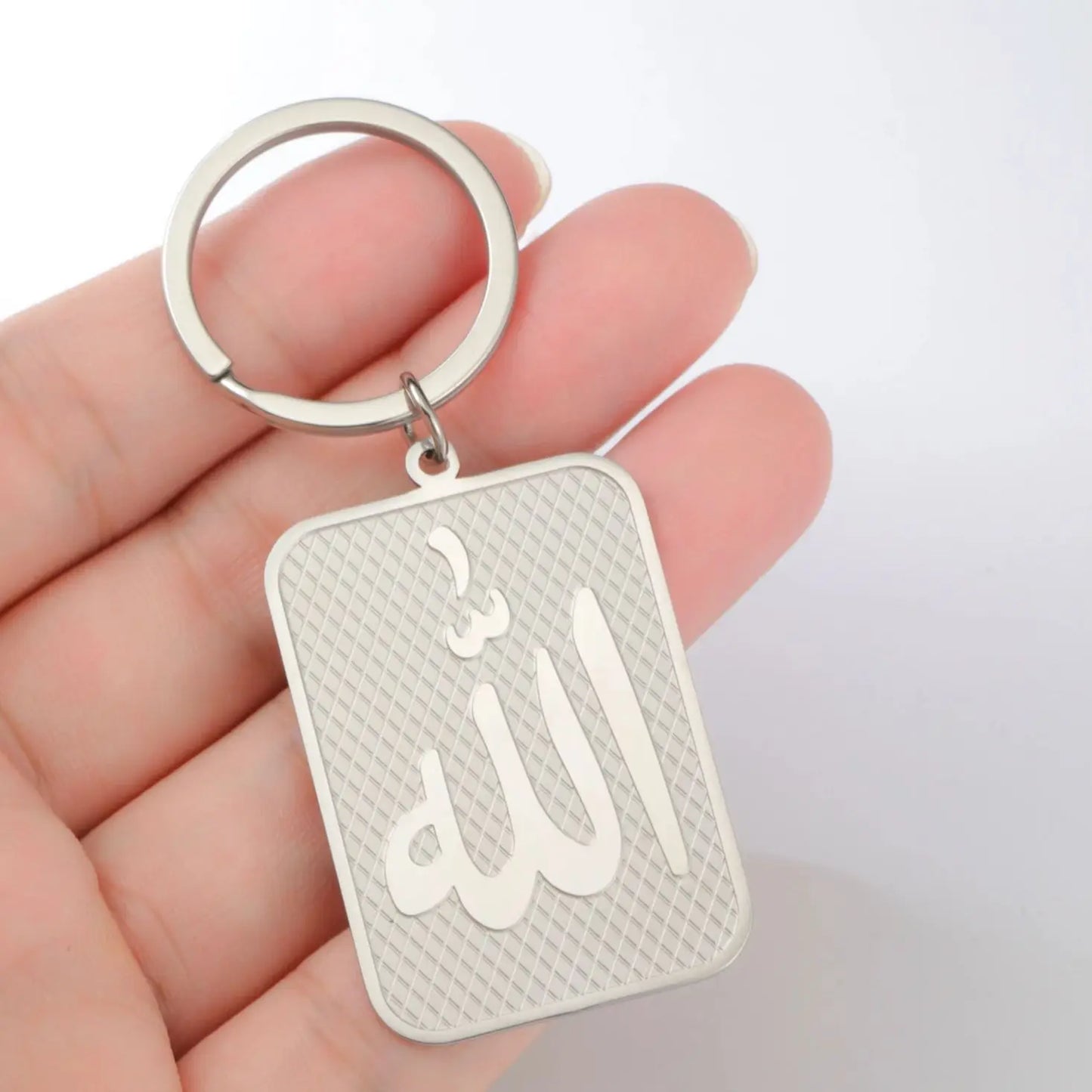 Islamic Allah Pendant Keychain Stainless Steel