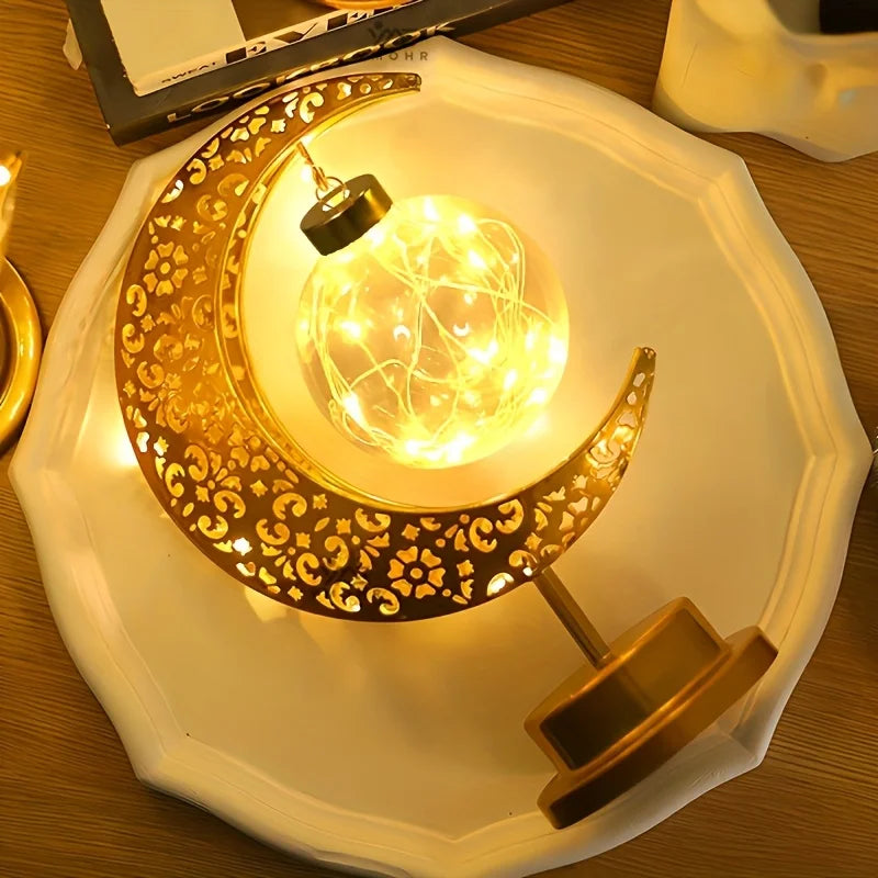 Islamic LED Star Moon Lamp - Gift