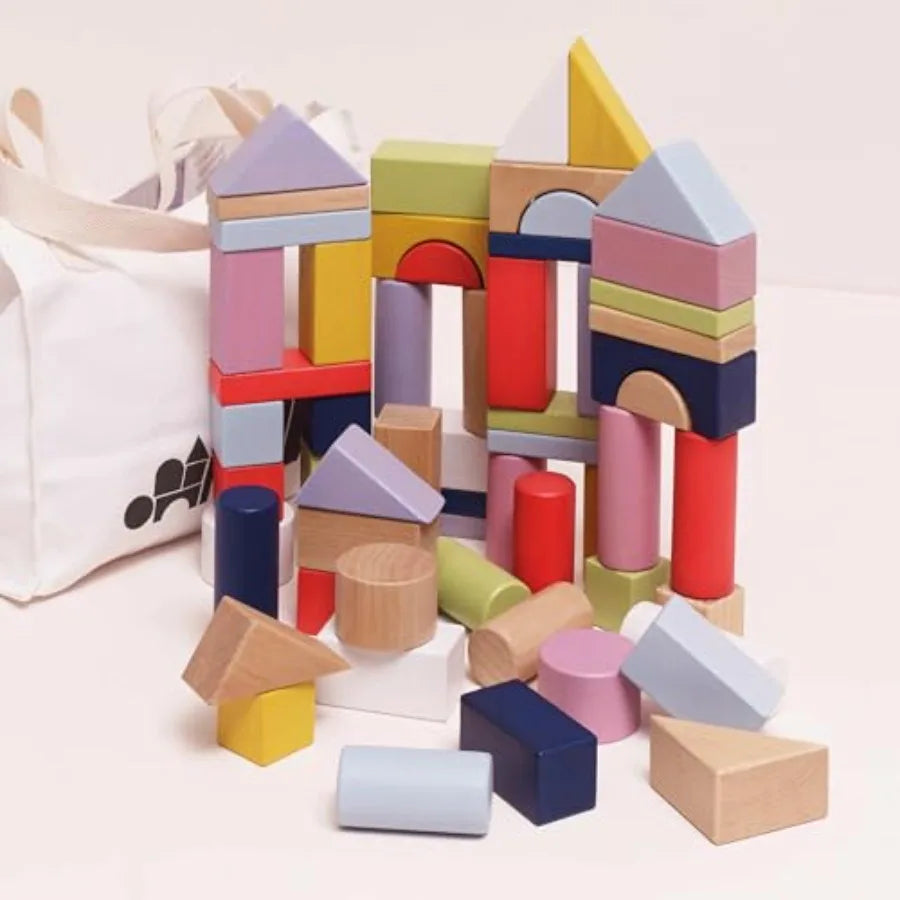 Development building stackable quality woodToy - Suitable for 12 Months +