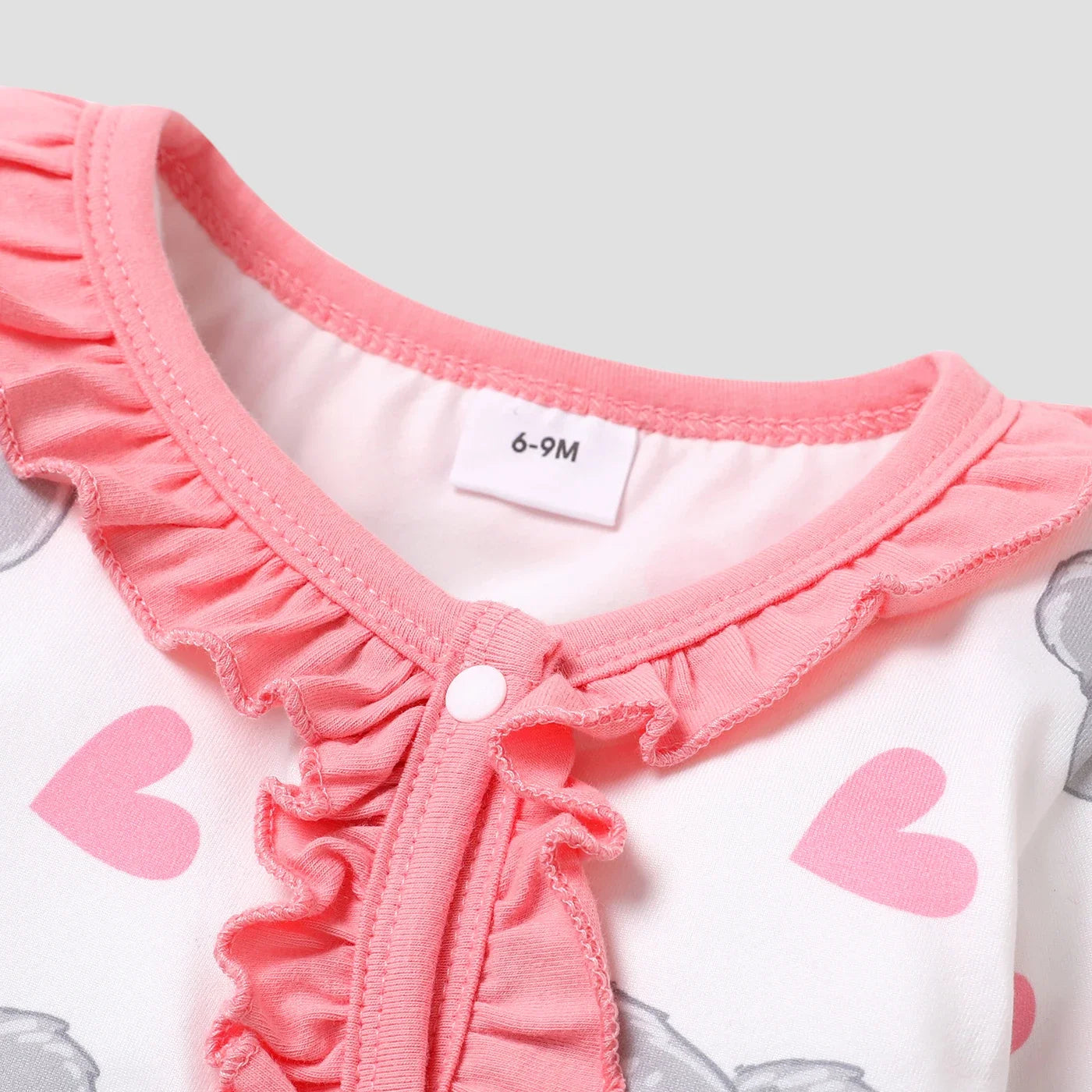 Snap-up Baby Jumpsuit Soft and Comfortable