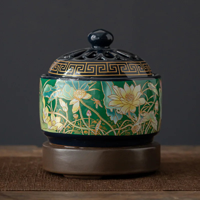 Enamel Electronic Aromatherapy Oven Incense