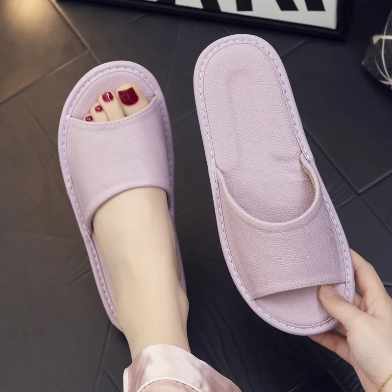 Genuine Cow Leather Sandals Indoor for Men & Women