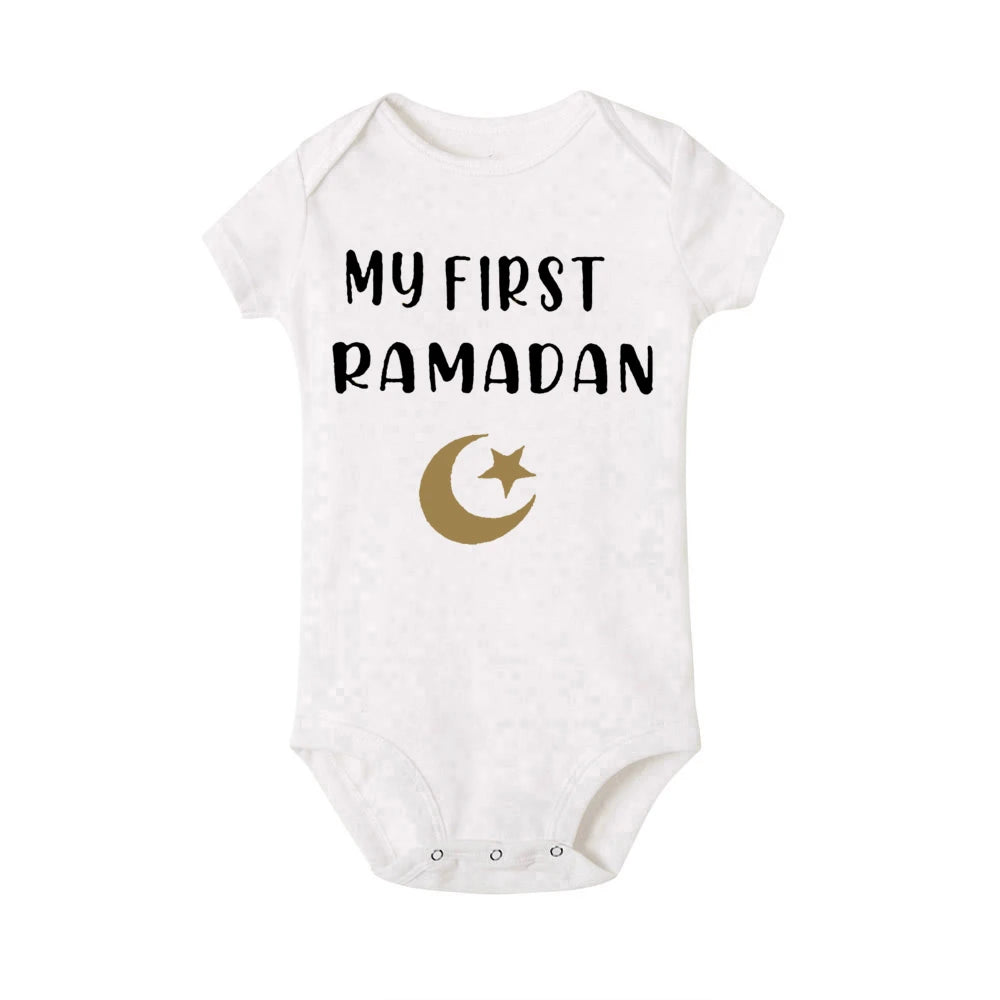 My First Eid Ramadan Baby Romper Jumpsuit