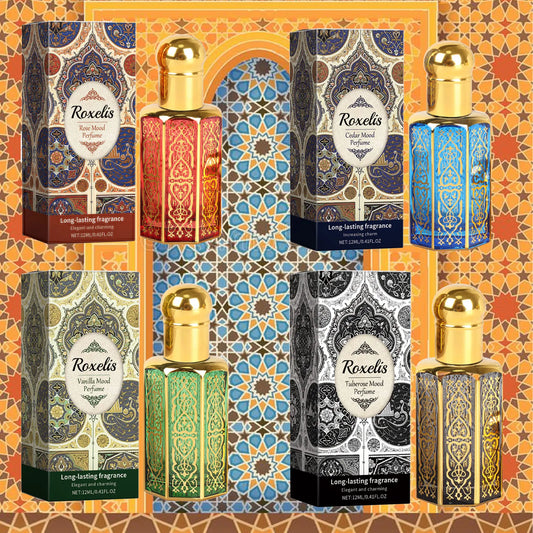 Roxelis Unisex Arabian Perfume(0%- Alcohol) Set. Gifts