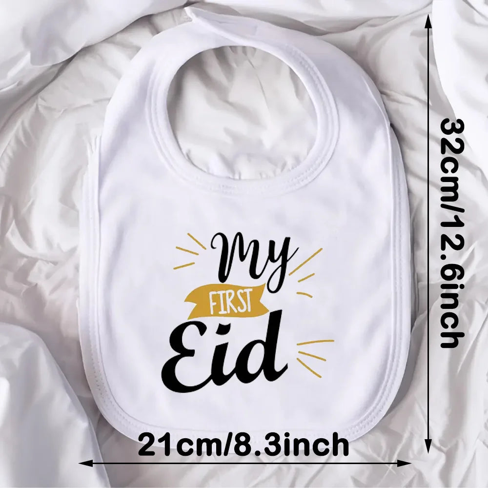 My First Eid Baby Bib (Islamic Iftar Newborn Gift )