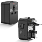 Adaptateur de Voyage Universel, Adaptateur de Prise de Voyage International Tout-en-un 2.4A. Hajj.